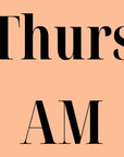 8 Week Class
